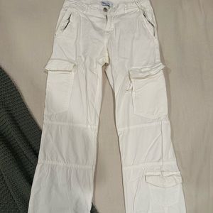 Zara white cargo pants